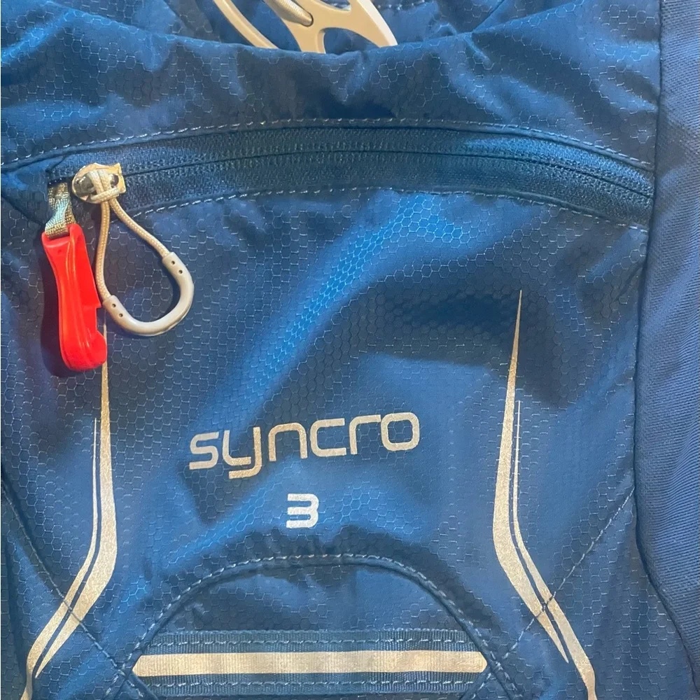 Osprey Syncro 3 hydration backpack blue‎ pre-owned condition